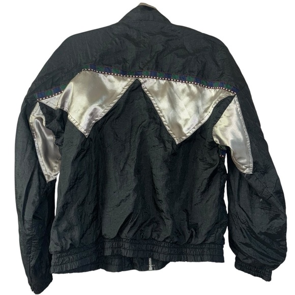 Vintage 80’s Windbreaker 2B Active Retro Activewear Men’s L Bomber Light Weight - Picture 2 of 16